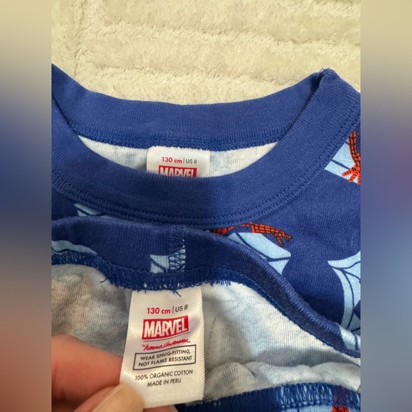 Hanna Andersson Marvel Spider-Man Short Sleeve Pajama Set- 8 - Picture 3 of 4